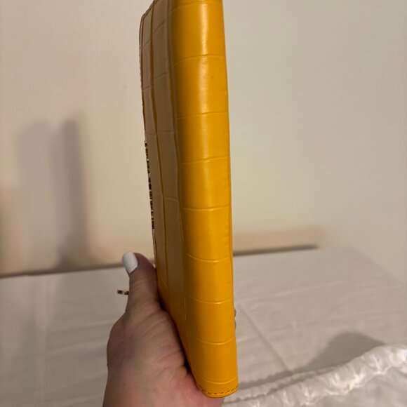 Rare Michael Kors Yellow Leather Handbag with matching wallet and a dust bag - Picture 14 of 16